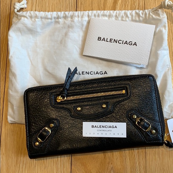 Balenciaga Classic Continental Zip-Around Wallet - Picture 6 of 6